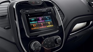 Renault Media Nav Evolution system displaying its menu