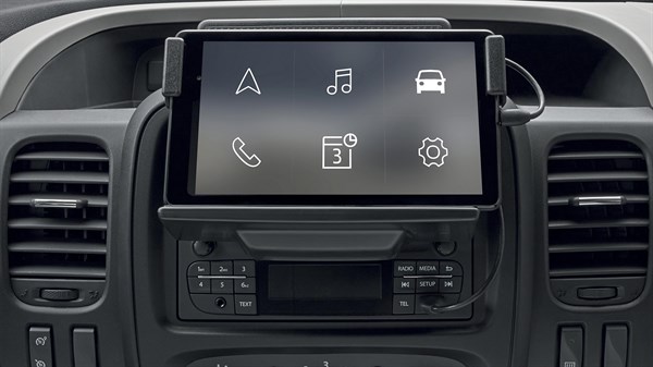 Renault R&Go system shown from the front view