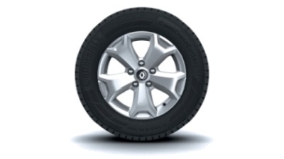 16” CYCLADE silver alloy wheel
