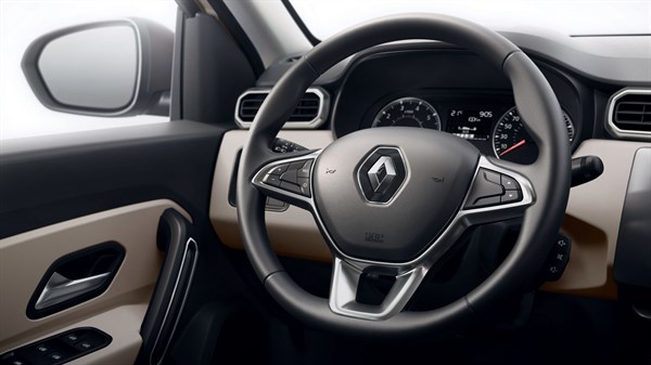 All-New Renault Duster's steering wheel