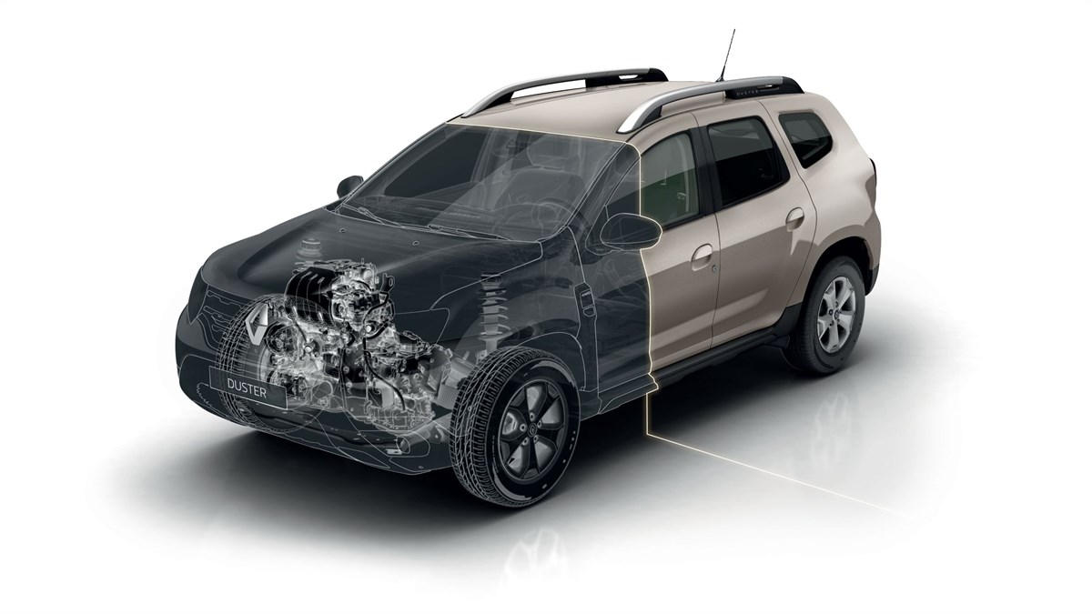 All-New Renault Duster engine shown from the outback bronze variant