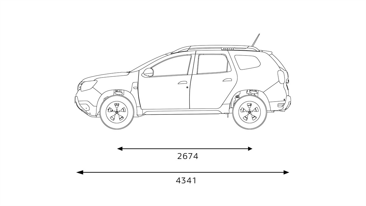 Renault Duster Length
