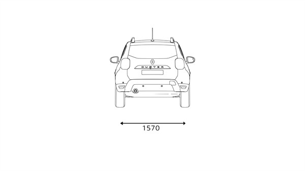 Renault Duster Rear Dimensions
