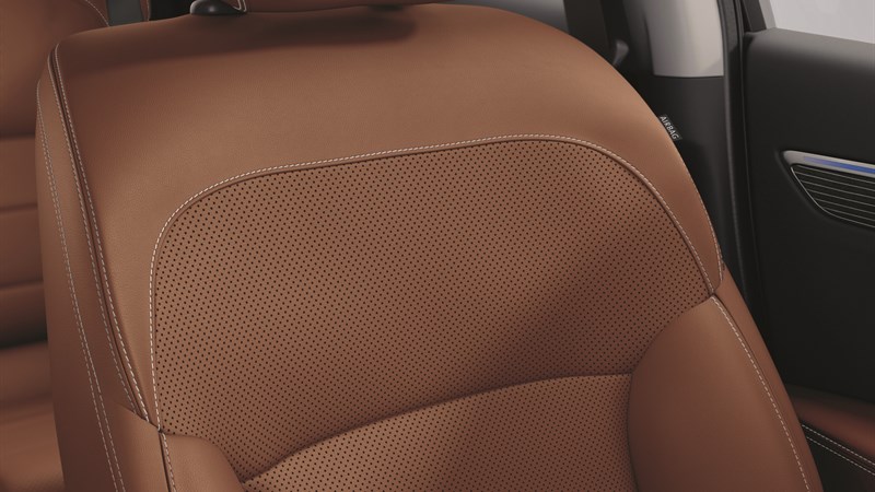 Renault KOLEOS brown leather upholstery