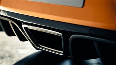 Renault MEGANE R.S. exaust close up picture