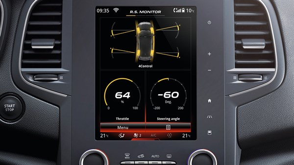 Renault MEGANE R.S. - R.S.  Monitor screenshot
