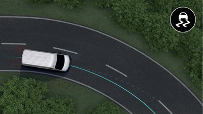 Top view of the Renault Master