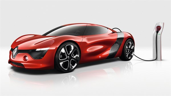 Renault DEZIR Concept Car Charging