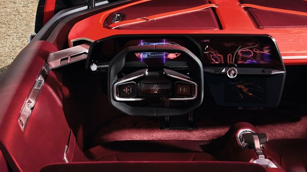 Renault TREZOR concept car dashboard design