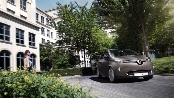 Renault ZOE exterior design front view