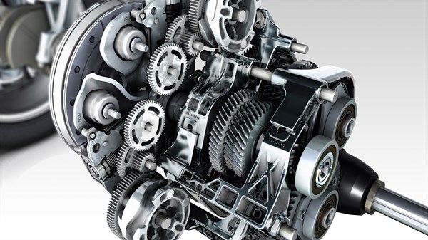 An interior view of the Renault Dual Clutch technology