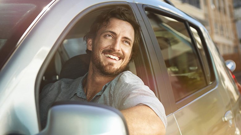 Renault service quality brings smile on customer's face